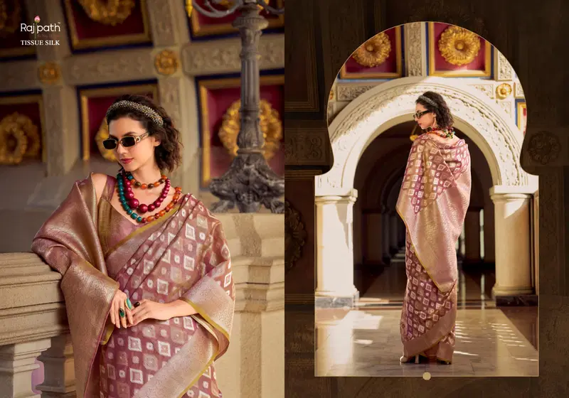 Goldmine By Rajpath Tissue Silk Designer Saree Wholesale Shop In Surat